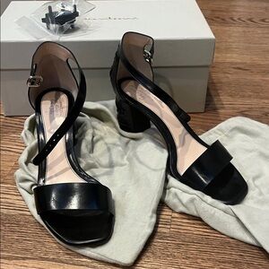 Santoni Stylish Black Women's Sandals - 37.5